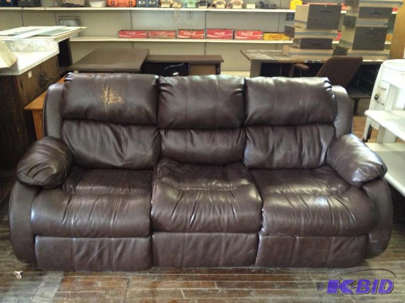 lot 6 image: Reclining and Massaging Sofa