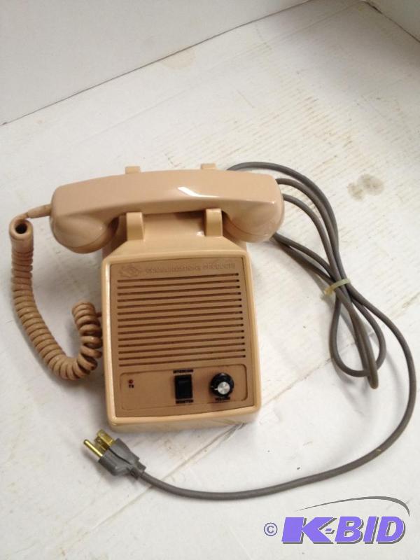 lot 60 image: Vintage Intercom  Monitor