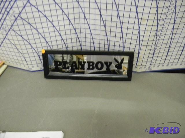 lot 116 image: Playboy mirror wall decor...