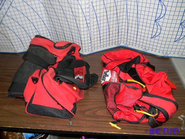 lot 142 image: Lot of 2 duffel bags - one Marlboro bag...