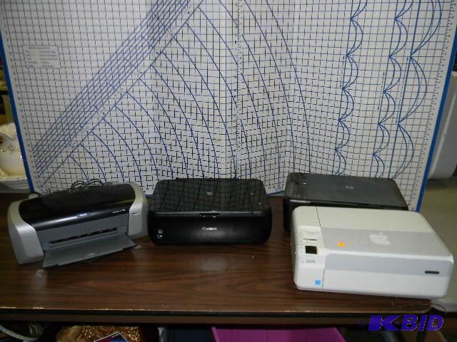 lot 146 image: Lot of 7 - printers and fax machines untested...