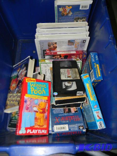 lot 159 image: Lot of VHS movies - many kid movies, please i...