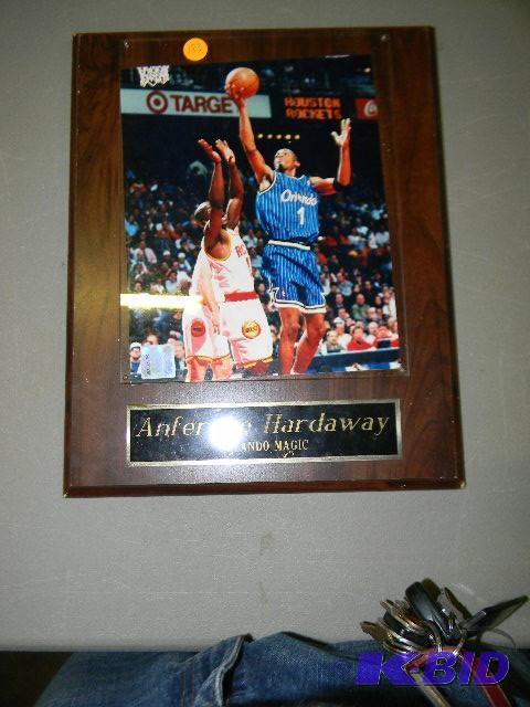 lot 183 image: Anfernee Hardaway from the Orlando Magic plaq...