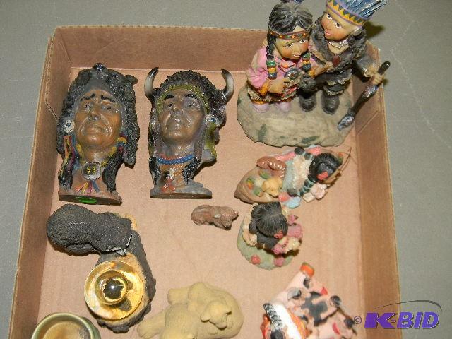 lot 215 image: Lot of misc. American Indian figurines and an...