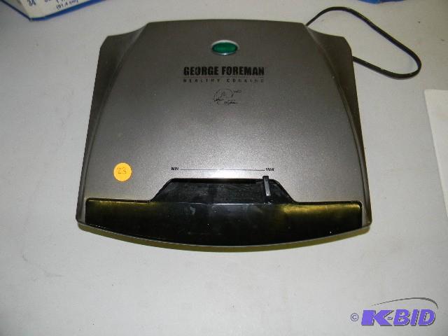 lot 23 image: George Foreman grill...