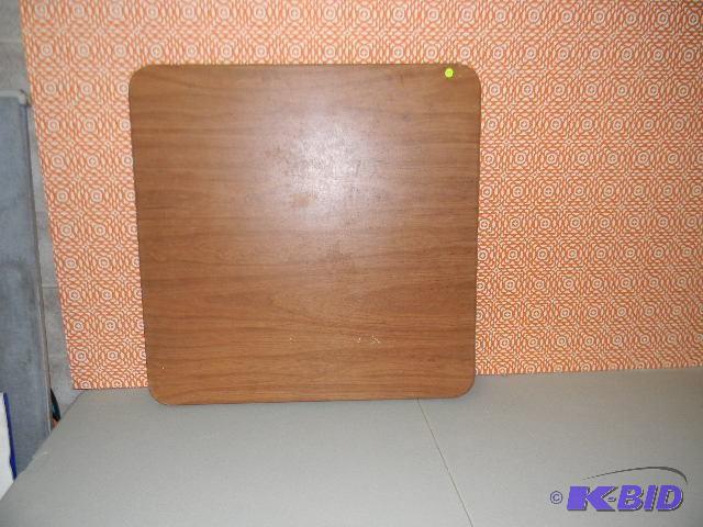 lot 238 image: Square folding table...