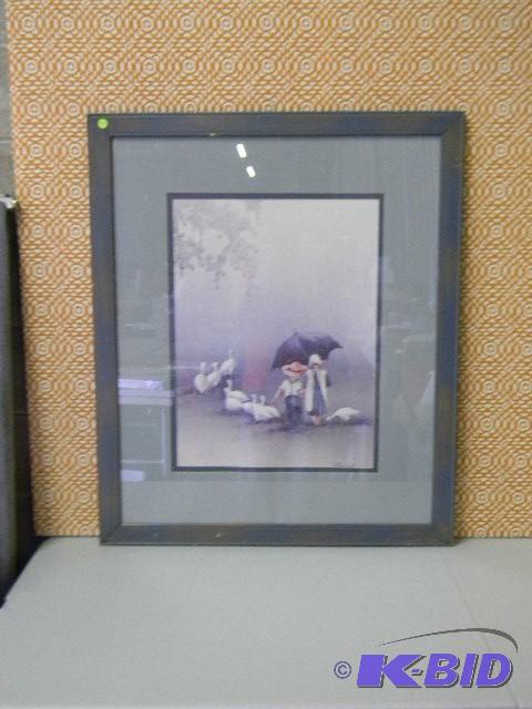 lot 246 image: Framed wall decor...