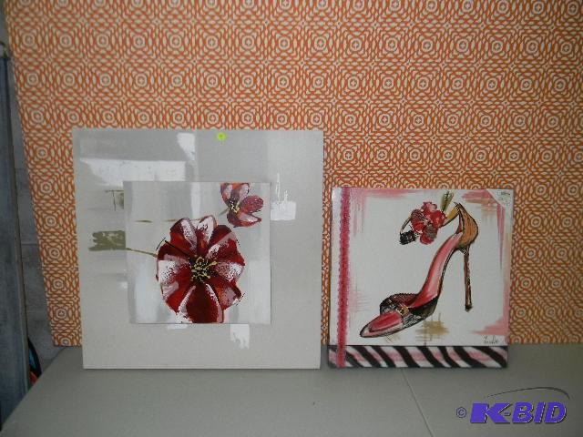 lot 251 image: Lot of 2 paintings...