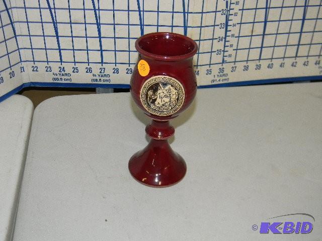 lot 38 image: 1986 Renaissance Festival chalice...