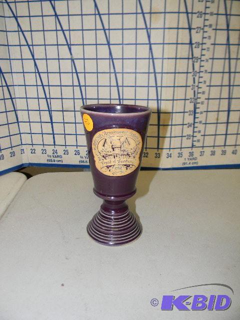 lot 43 image: 2004 Renaissance Festival chalice - limited e...