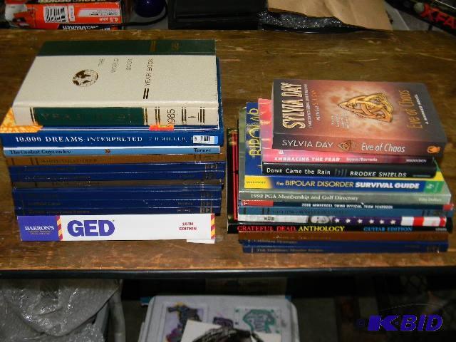 lot 78 image: Box full of misc. books - 23 books total...