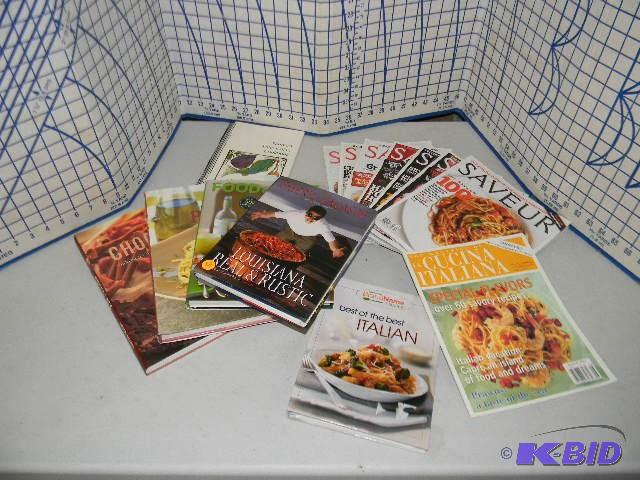 lot 82 image: Lot of cooking books and magazines...