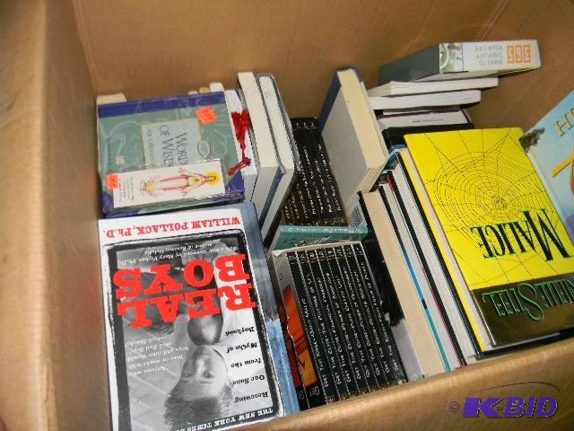 lot 88 image: Box full of misc. books - please inspect for ...