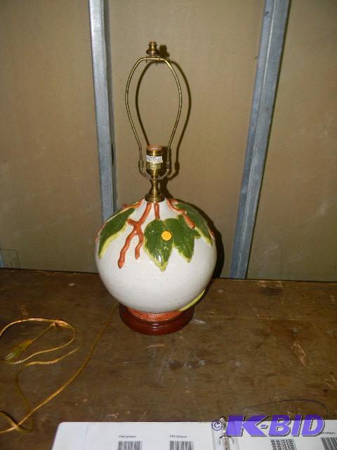 lot 99 image: Ceramic lamp...