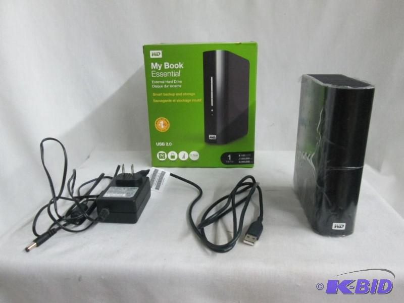 lot 13 image: WD 1TB My Book External Hard Drive