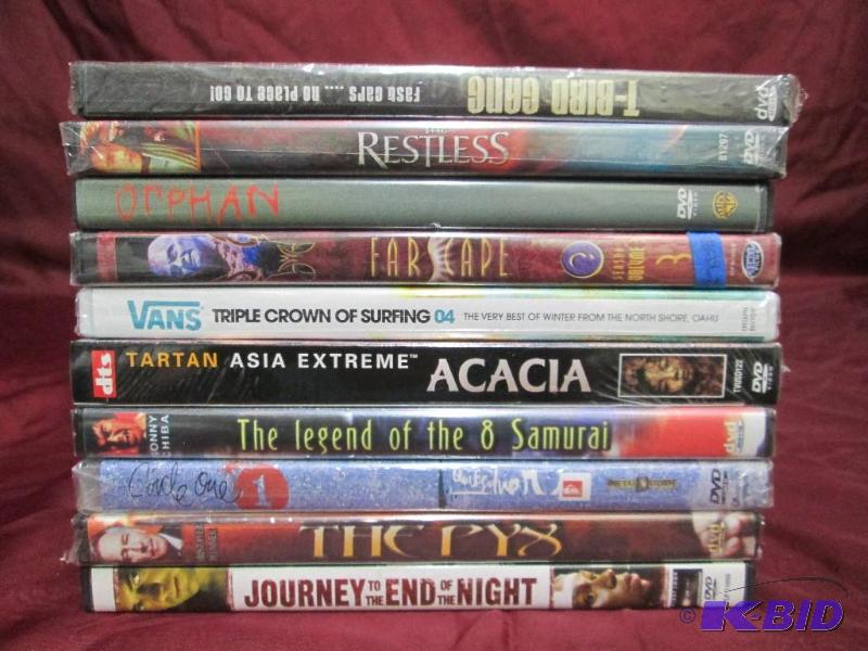 lot 36 image: Lot of 10 assorted movies on DVD. All in seal...
