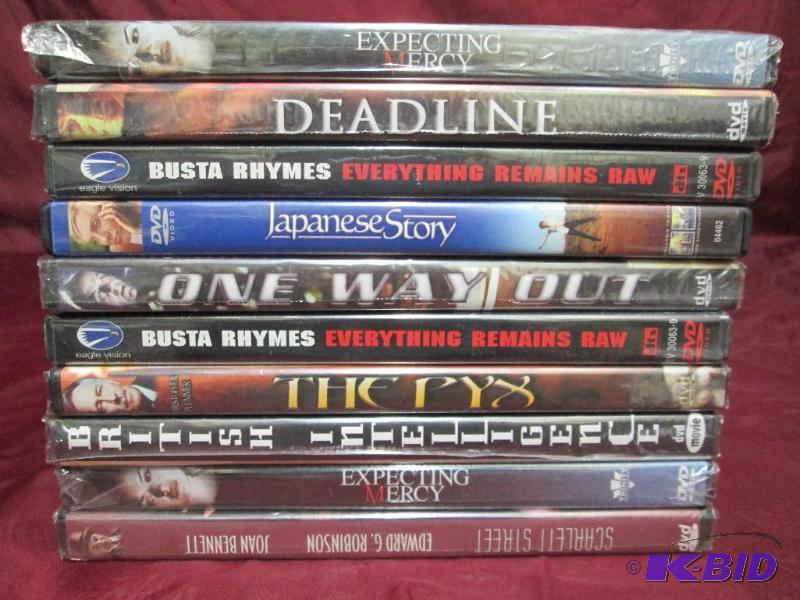 lot 37 image: Lot of 10 assorted movies on DVD. All in seal...