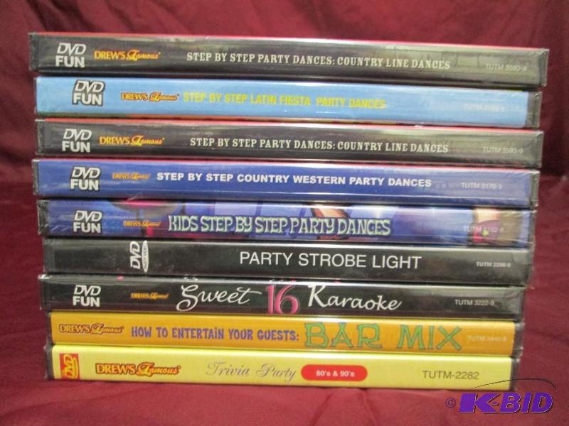 lot 42 image: Lot of 10 Drews Famous dance instruction a...