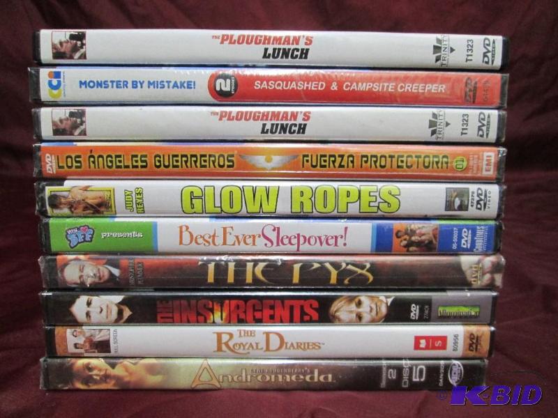lot 47 image: Lot of 10 assorted movies on DVD. All in seal...