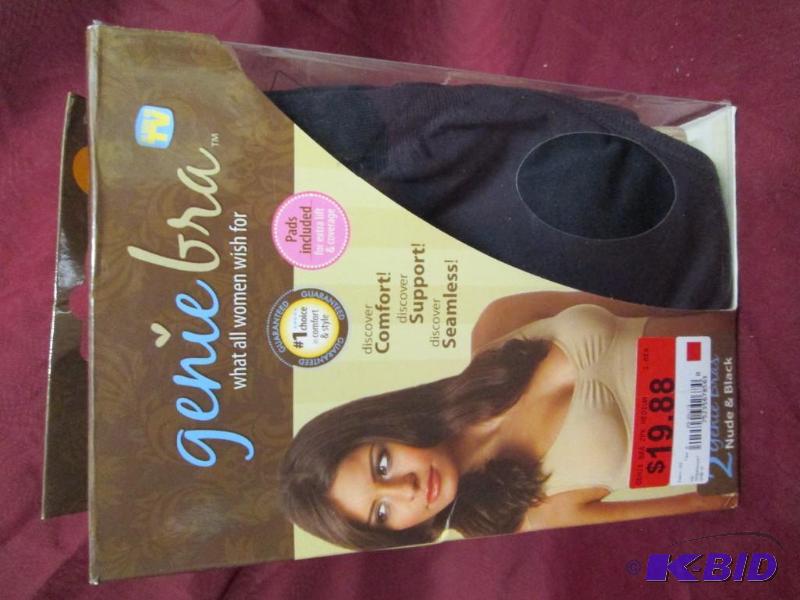 lot 86 image: Pair of Genie Bras -new in package Size medi...