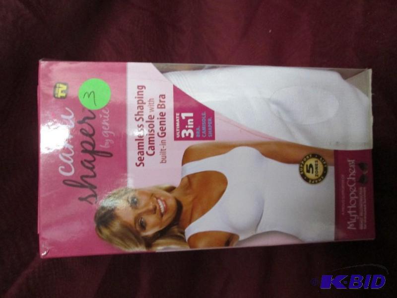 lot 89 image: Cami Shaper -new in package Size 1X, white....