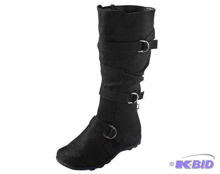 lot 43 image: Carrini Womens Faux Suede Boots