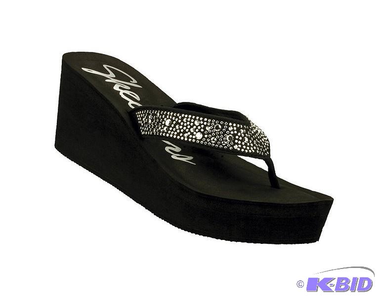 lot 5 image: Skechers Tropicanas Wedge Thong