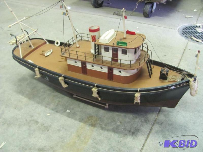 This Vintage Plastic Model Boat is approx. 21...