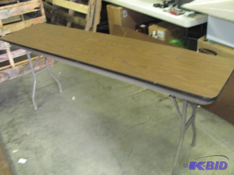 Heavy-Duty Folding Utility Table. Approx. 18&...