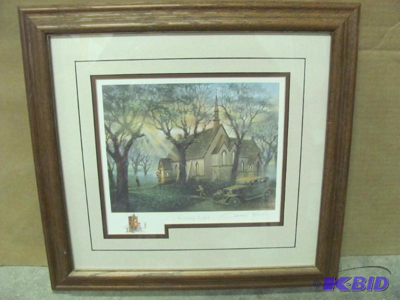 Framed, Signed and Matted &quotEvening Light...