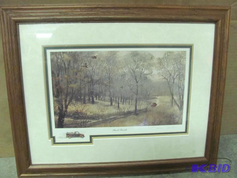 Framed, Signed and Matted &quotBack Roads&qu...
