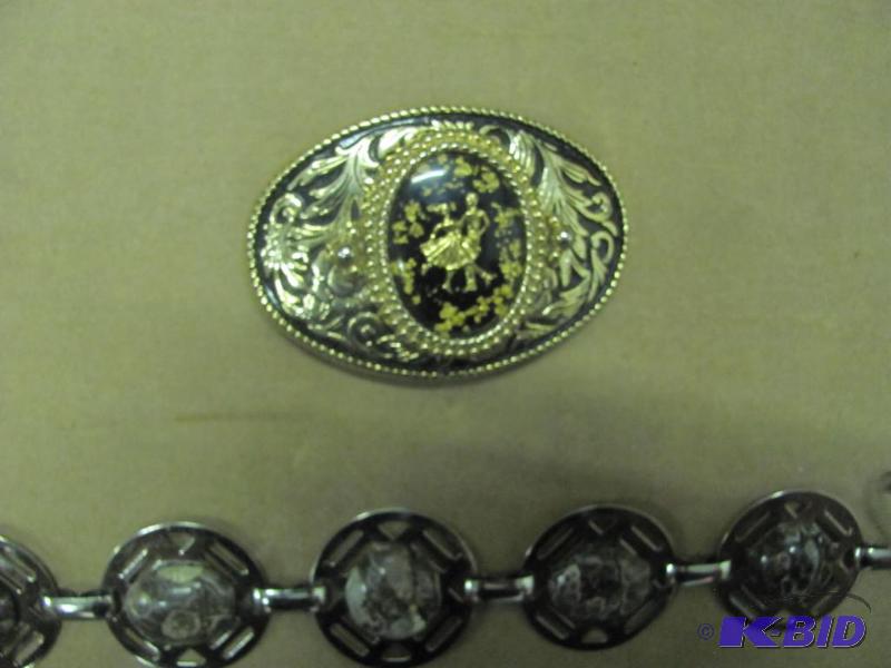 Belt and Belt Buckle that features dancing co...