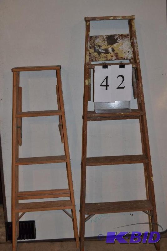 lot 42 image: two ladders