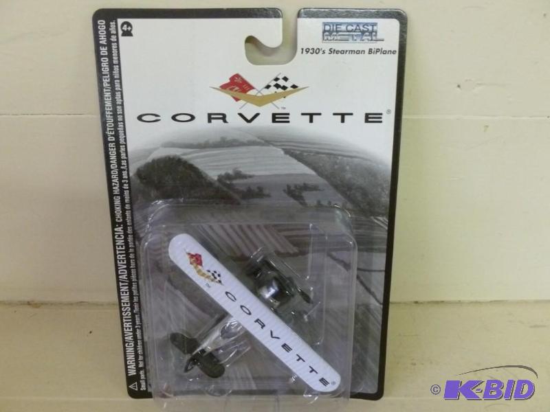 lot 103 image: Gearbox Toys -Corvette 1930s Stearman die ca...