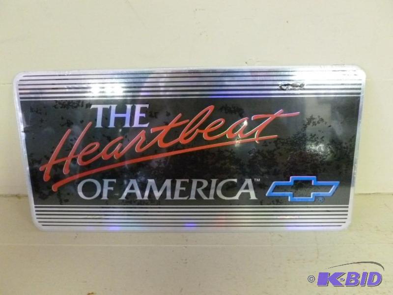 lot 117 image: Chevy " The Heartbeat Of America " ...