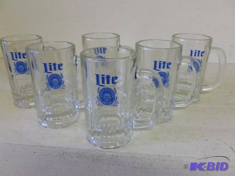 lot 136 image: A matching set of six Miller&nbspLite, heavy...
