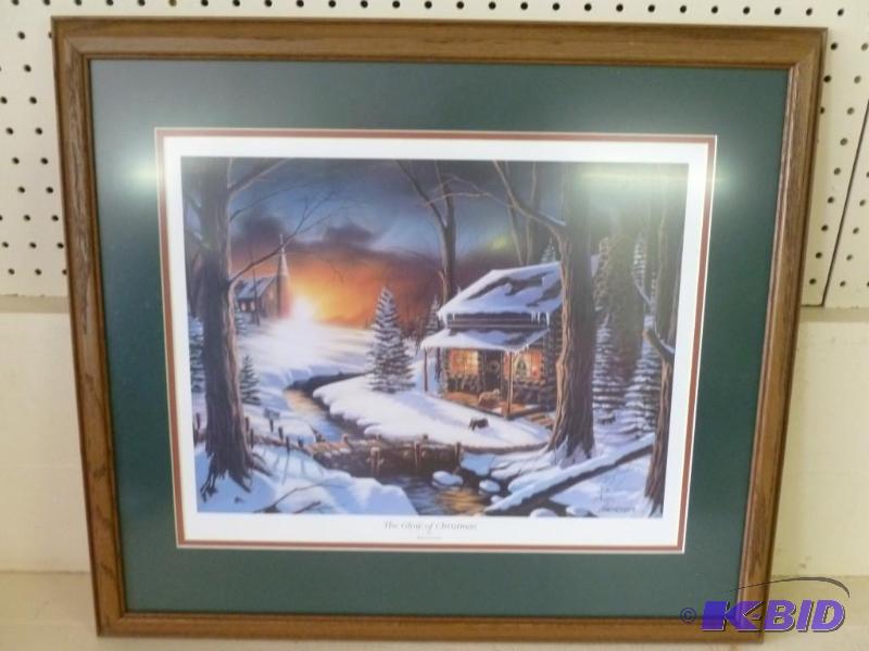 lot 14 image: Ron Iverson " The Glow Of Christmas &quo...