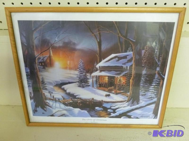 lot 154 image: Ron Iverson " The Glow Of Christmas &quo...