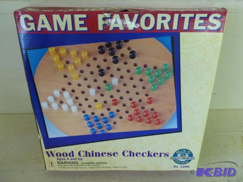 lot 178 image: Quality Above All Wood Chinese Checkers Game,...
