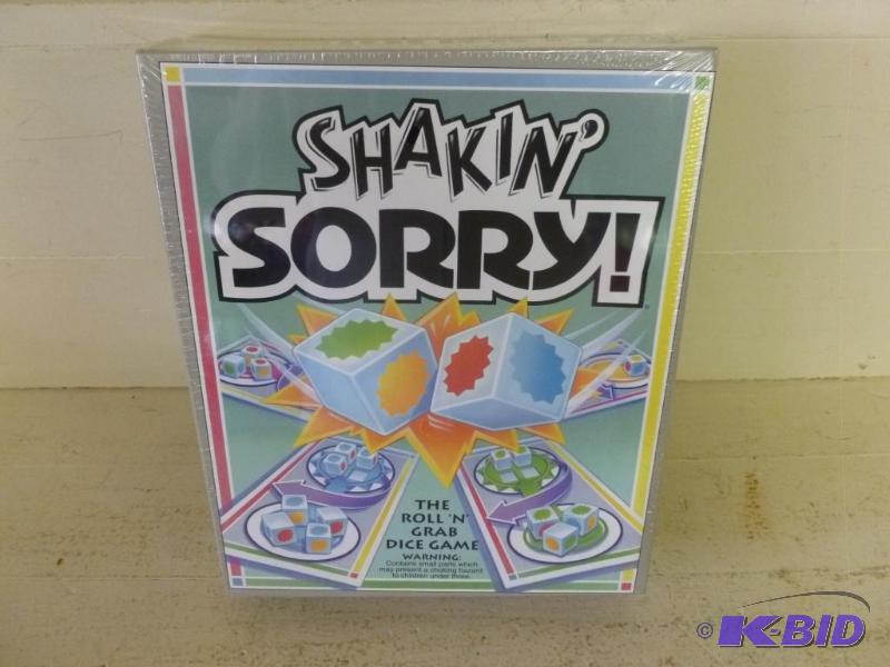 lot 181 image: Parker Brothers Shakin Sorry game, brand new...