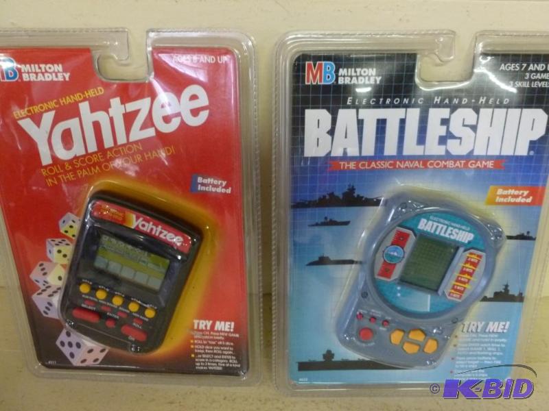 lot 190 image: Lot of two hand-held electronic games, Yahtze...