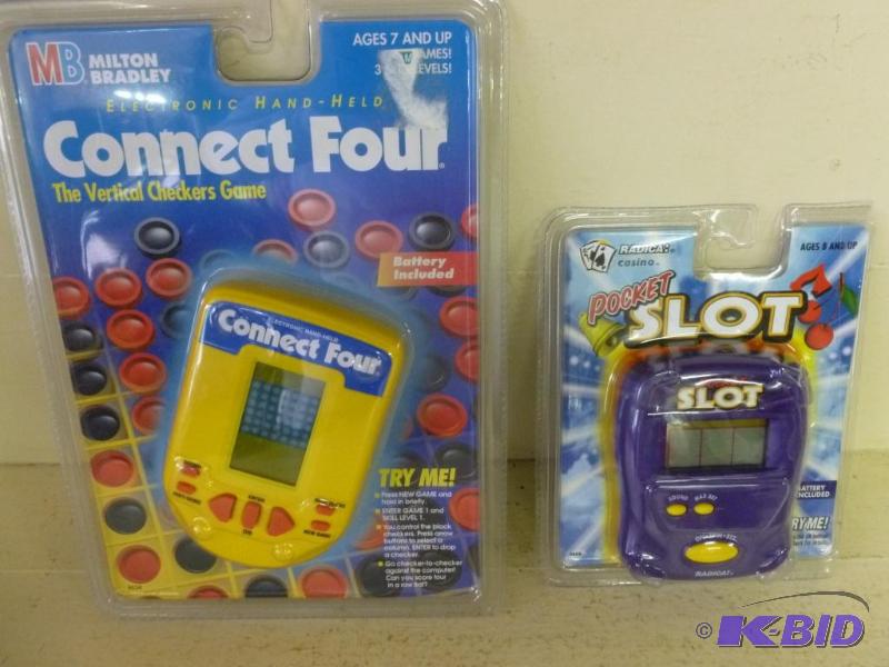lot 191 image: Lot of two hand-held electronic games, Connec...