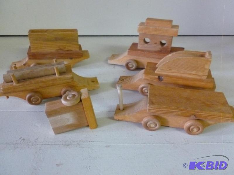 lot 196 image: Custom made wooden train set....