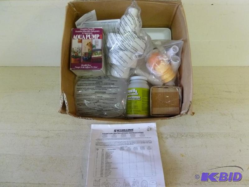lot 249 image: Swimline&nbspoutdoor fountain hookup kit tha...
