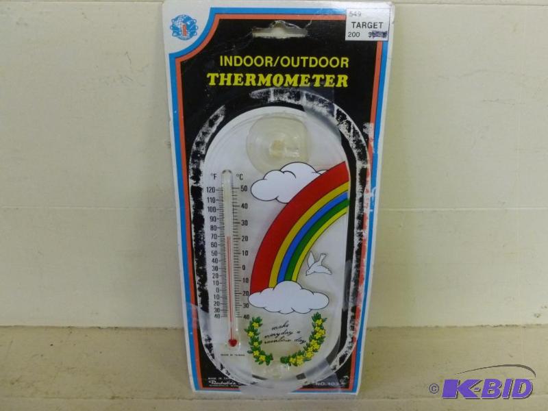 lot 252 image: Rochells indoor  outdoor window thermometer...