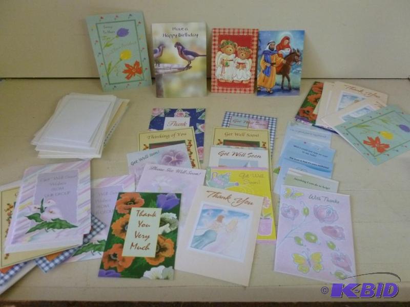 lot 272 image: Large lot of new greeting cards and envelopes...