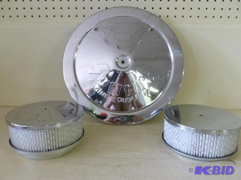 lot 36 image: Summit Racing two barrel chrome plated metal ...