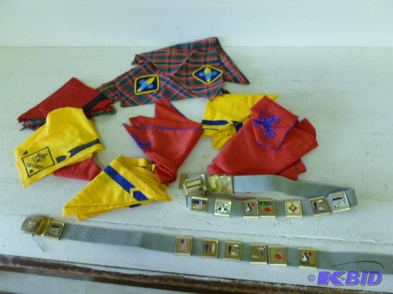 lot 53 image: This lot consists of several Boy Scout scarve...
