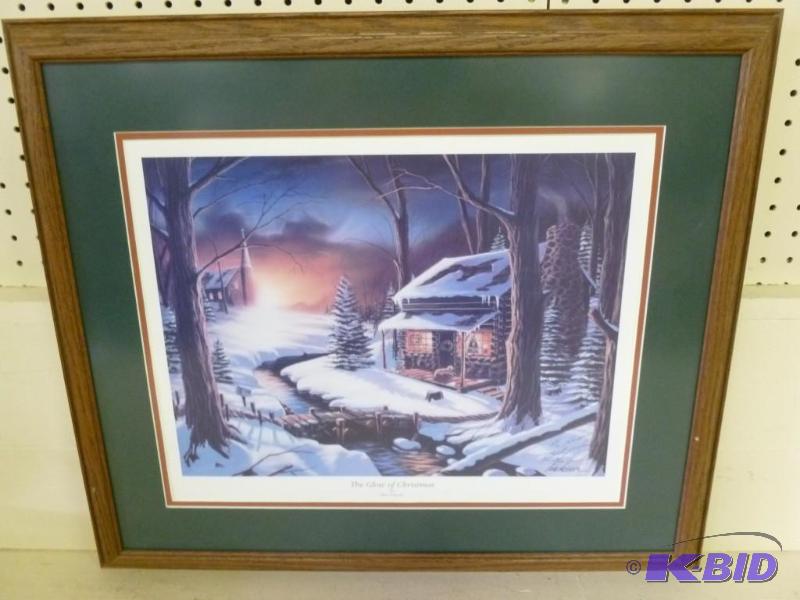 lot 69 image: Ron Iverson " The Glow Of Christmas &quo...
