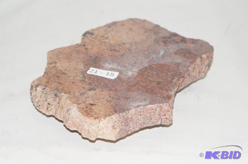 Granite Slab with Wood Feet